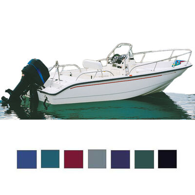 Inshore Fishing Boat Cover, OB, Gray, Hot Shot, 16'5"-17'4", 88" Beam