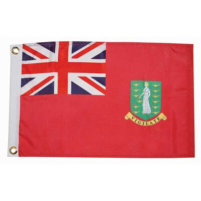 British Virgin Islands Courtesy Flag, 12" x 18"