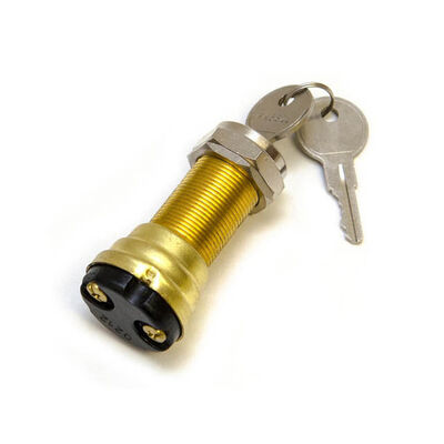 2-Position Ignition Switch Conventional, Off-On, Use with Separate Starter Button