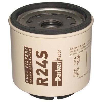 R24S Spin-On Fuel Filter/Water Separator For Series 220R, 2 Micron