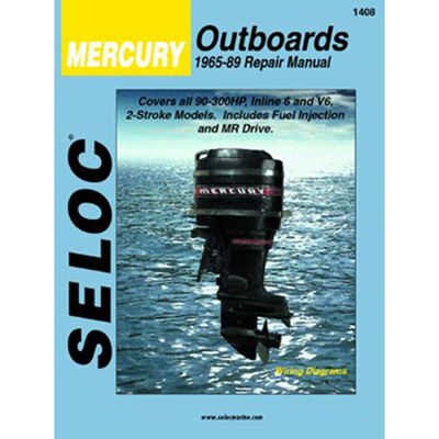 Repair Manual - Mercury Outboard 1965-89, L6, V6, 90-300HP