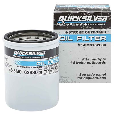 8M0162830 Oil Filter for Mercury and Mariner 4-Stroke Outboards 25-115 Hp