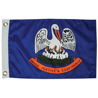 Louisiana State Flag, 12" x 18"