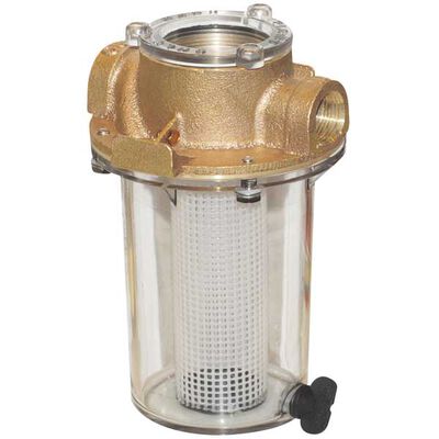 3/4" Raw Water Strainer with Plastic Basket