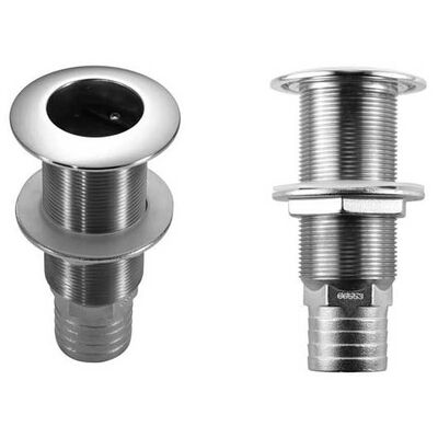 Barbed Stainless Steel Scupper Valve, 1 1/2"
