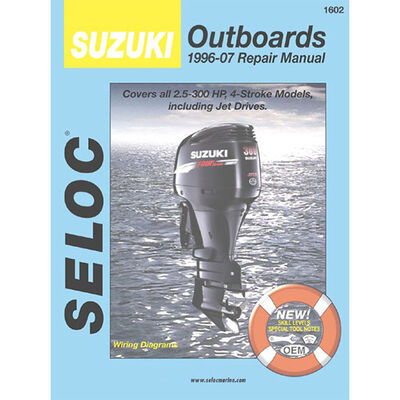 Repair Manual - Suzuki Outboards, All 4 Strokes 1996 - 2007