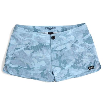 Women's Moana Fish Camo Hybrid Shorts