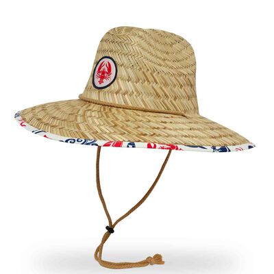 HOOK & TACKLE Marlin Lifeguard Straw Fishing Hat