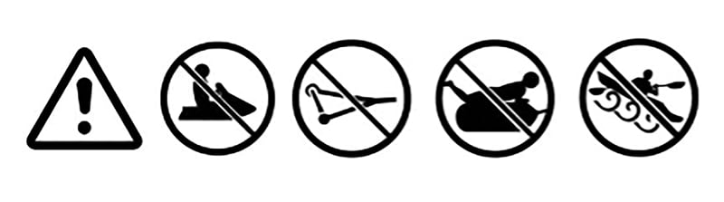 activites icons for life jackets