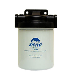 Sierra 10-micron fuel filter/water separator