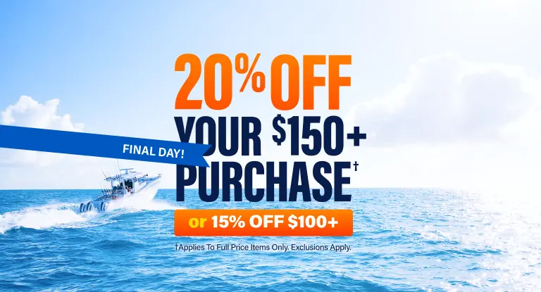 20% Off Your $150+ Purchase Or 15% Off $100+*, In Store Or Online. Offer extended through 6/3.  *Applies To Full Price Items Only. Exclusions Apply.