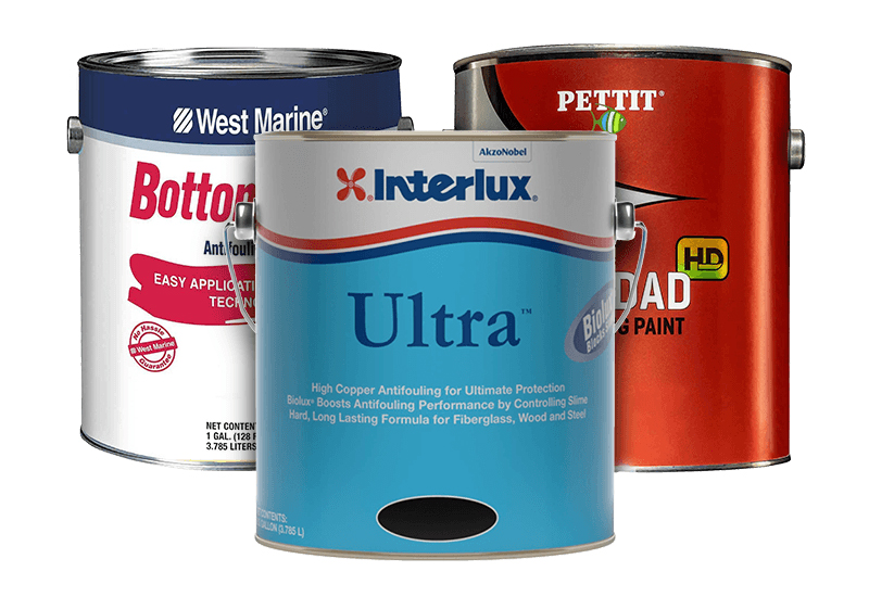 Examples of hard, modified epoxy bottom paints