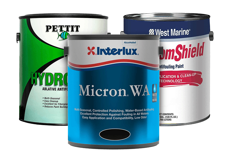 Examples of water based bottom paints