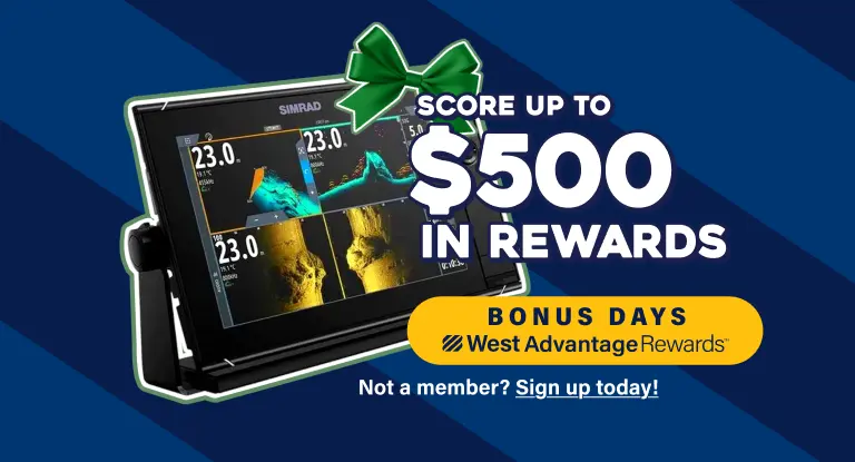 Up To $500 In West Advantage Rewards On a Simrad NSS12 Multifunction Display. Not a member? Sign up today.