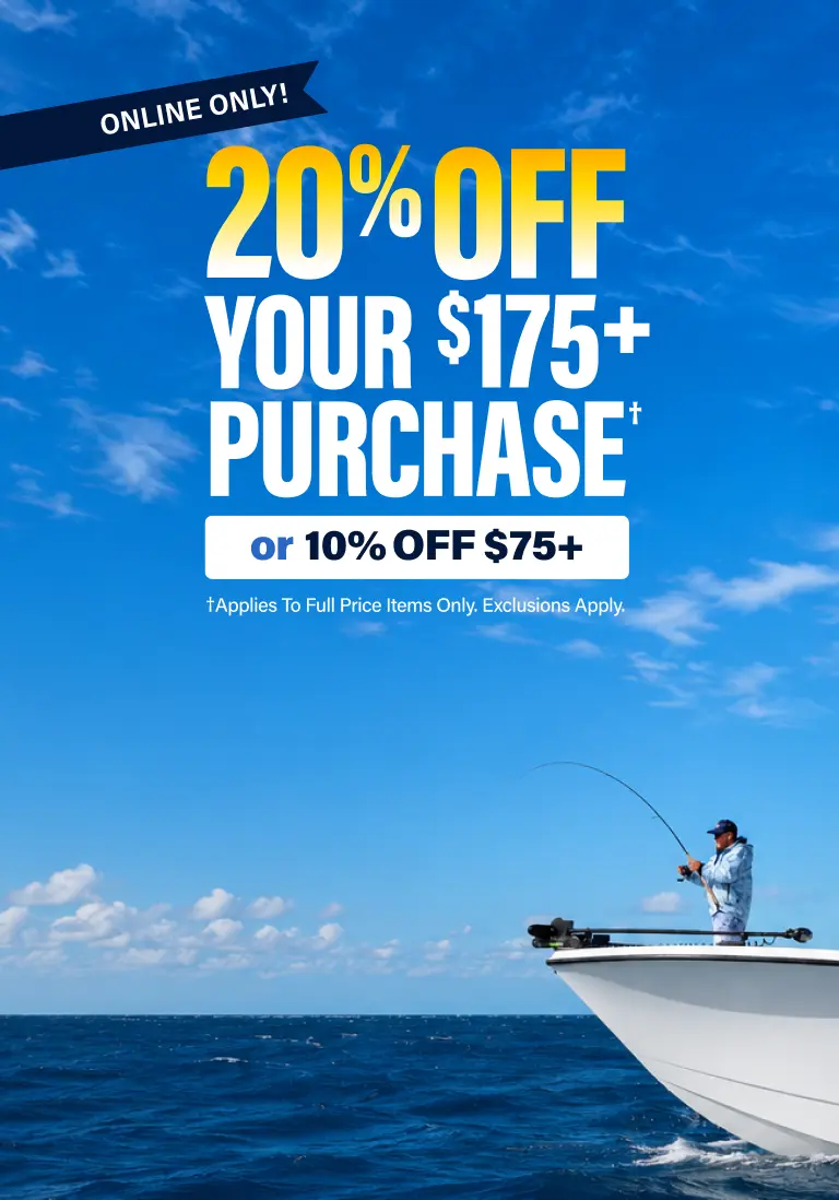 20% Off Your $175+ Purchase or 10% Off $75+*, Online Only! *Applies To Full Price Items Only. Exclusions Apply.
