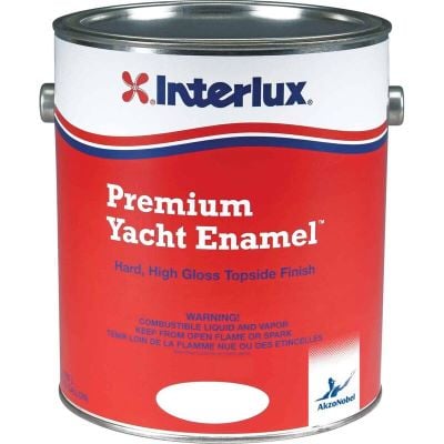 Quart can of Interlux Premium Yacht Enamel