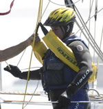 Lifesling wrapped around a crew member