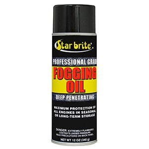 Aerosol can of fogging oil