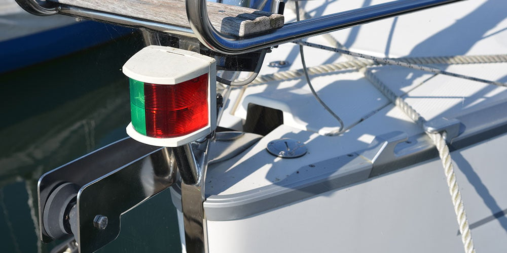 Shoreline Marine Portable Clamp-On Navigation Boat Light Kit | Bi-Color |  Easy-to-Install | Battery Operated