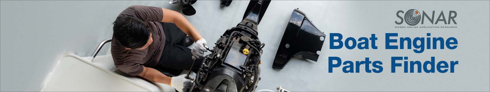 SONAR Boat Engine Parts Finder