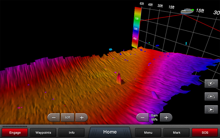 Example of 3D scanning sonar