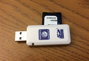 MicroSD card and card reader for Navionics freshest data program