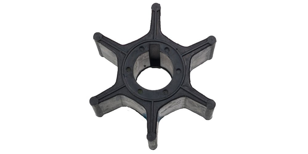 Example of outboard motor water pump impeller