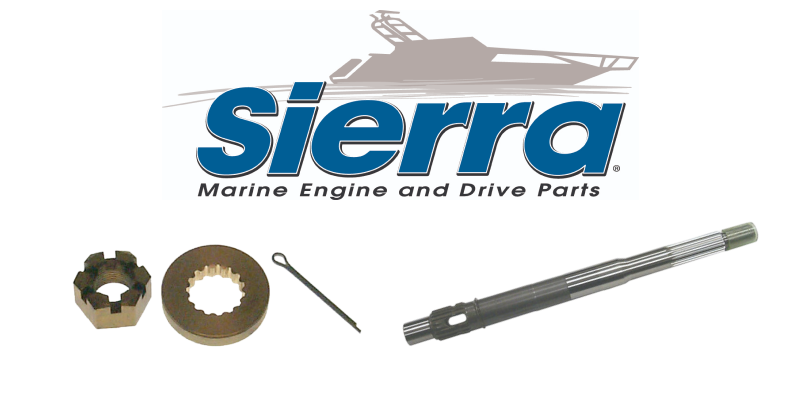 Sierra logo and propeller repair parts
