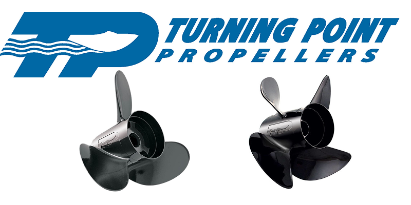 Turning Point logo and two propellers