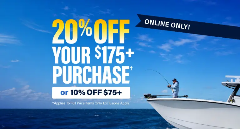 20% Off Your $175+ Purchase or 10% Off $75+*, Online Only! *Applies To Full Price Items Only. Exclusions Apply.
