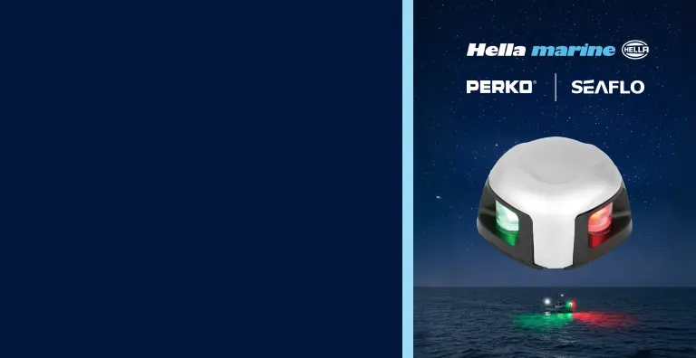 Expanded Navigational Lights Selection. Hella Marine, Perko, Seaflo.