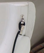 Drop board with lanyard