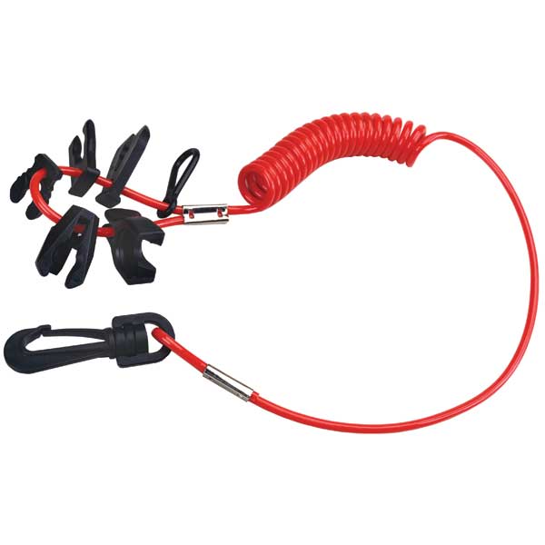 Lanyard-style kill switch with adapters