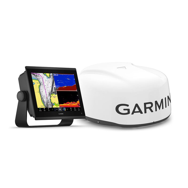 GARMIN GPSMAP® 1243xsv Multifunction Display with Navionics+ US Coastal and Inland Charts and GMR 18 HD3 Radar Bundle