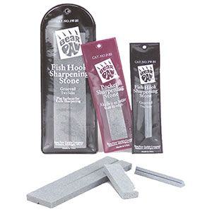 Bear Paw brand honing and sharpening stones for hooks and knives