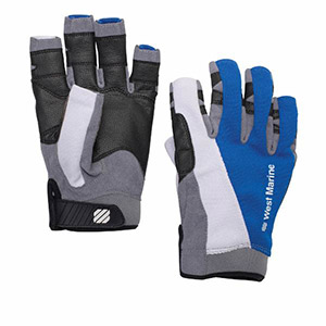 West Marine 3/4 finger sailing gloves