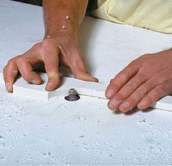 Machining marine lumber with a carbide router bit
