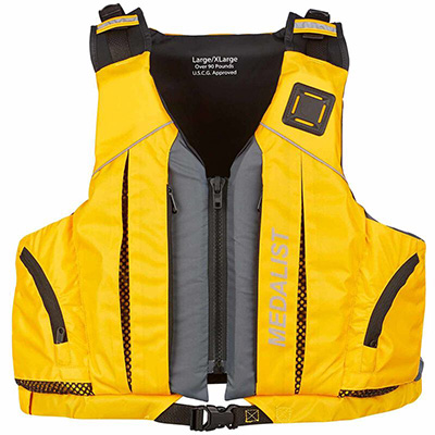 West Marine Type 3 sail medalist life jacket in yellow