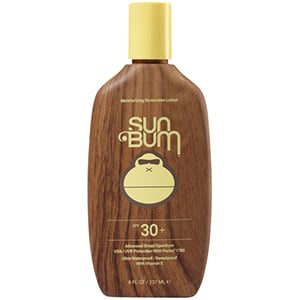 Bottle of SPF 30 sunscreen