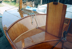 Varnished El Toro dinghy
