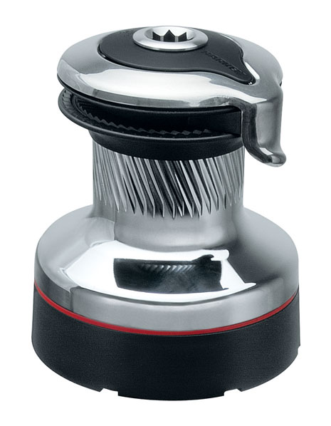 Harken #40 Radial self-tailing chrome two-speed winch