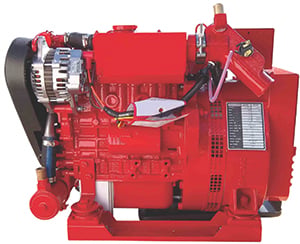 Red diesel generator