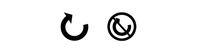 turning icons for life jackets