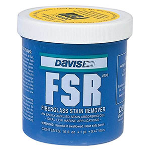 Davis fiberglass stain remover