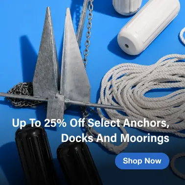 Up to 25% off Select Anchors, Docks and Moorings: Shop Now
