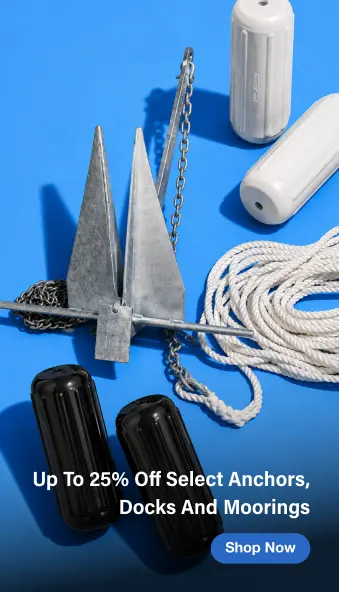 Up to 25% off Select Anchors, Docks and Moorings: Shop Now