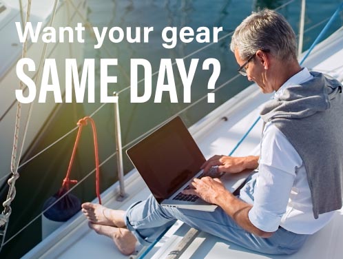 Want your gear same day?