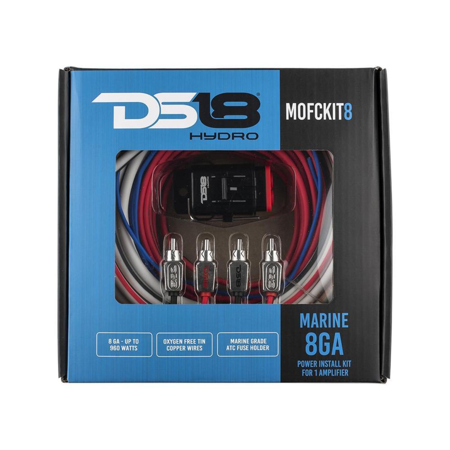 DS18 Marine Tinned OFC Installation Kit, 8GA