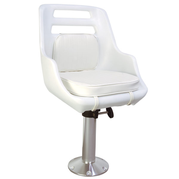 Boating Marine Low 7" Fixed Height Boat Seat Pedestal Chair Marine Boat Seat 