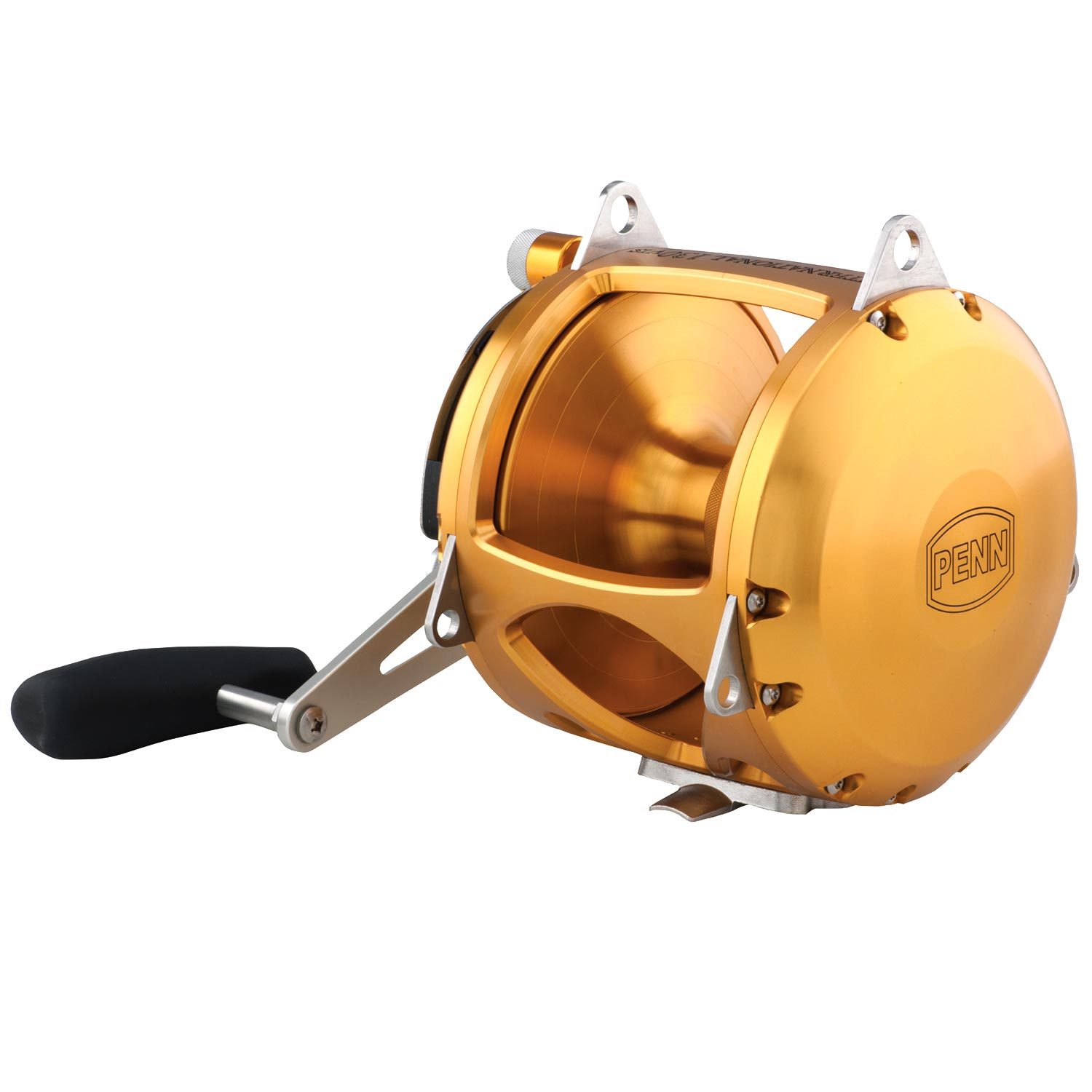PENN International® 130VIS 2-Speed Conventional Reel, Gold